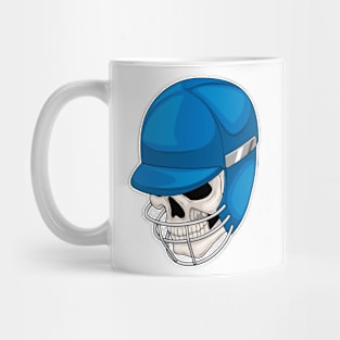 Skull Cricket Helmet Mug